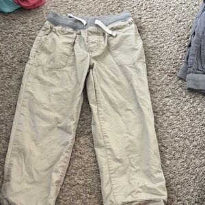 Kids Beige Casual Pants